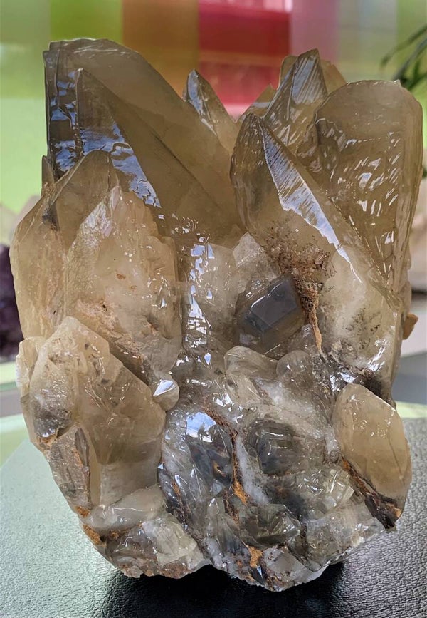Calciet Grijs cluster uit Marokko ruw, groot