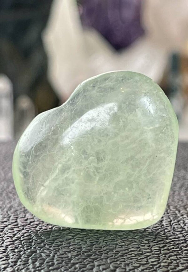 Groene Fluoriet hart, klein