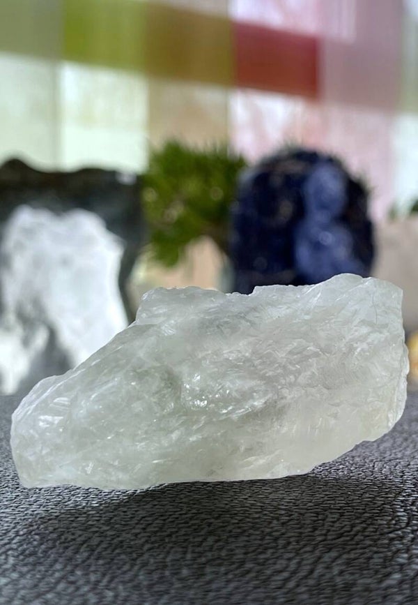 Groene Lemurische Root Kristal uit Brazilië, medium