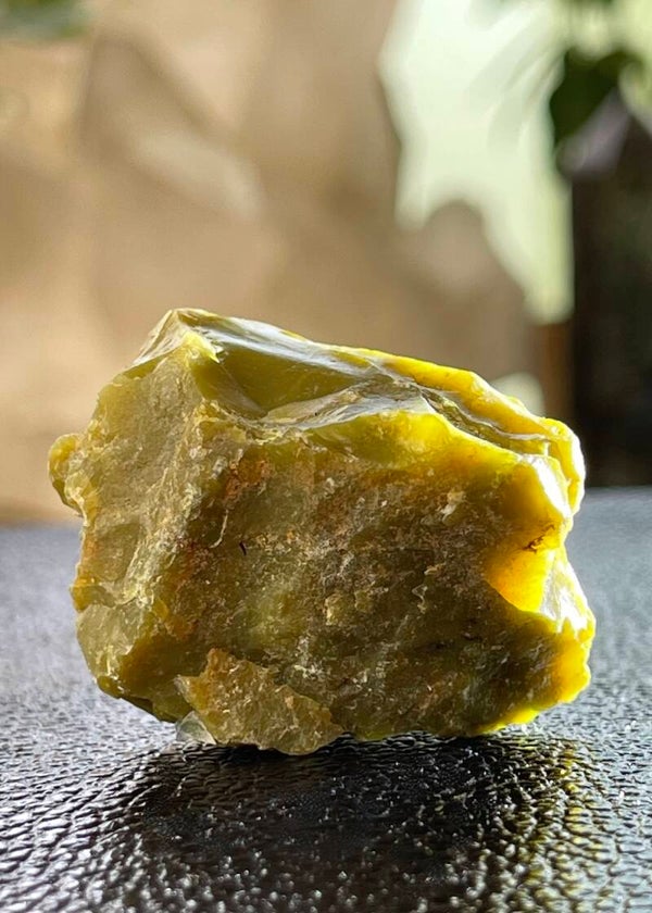 Groene Opaal uit Brazilië ruw, klein