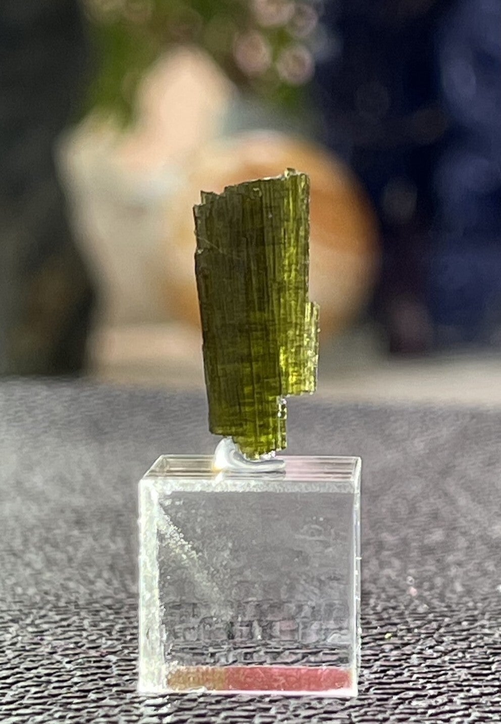 Groene Toermalijn uit Brazilië ruw, klein