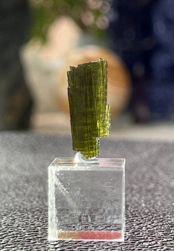 Groene Toermalijn uit Brazilië ruw, klein
