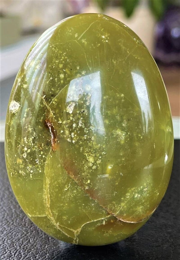 Groene Opaal handsteen, medium