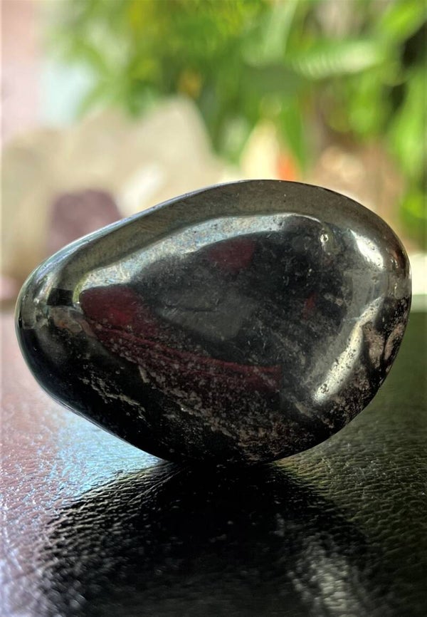 Hematiet trommelsteen, groot
