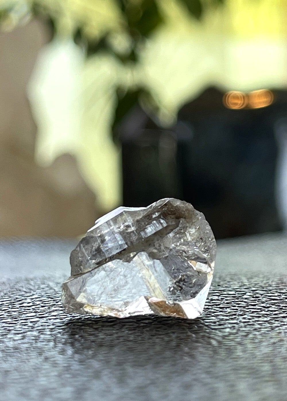 Herkimer Diamant dubbeleinder punt ruw, klein