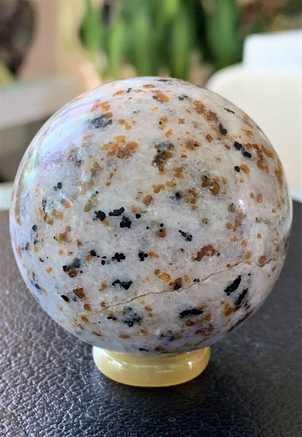 Hessoniet in Kwarts bol, medium 5,2cm