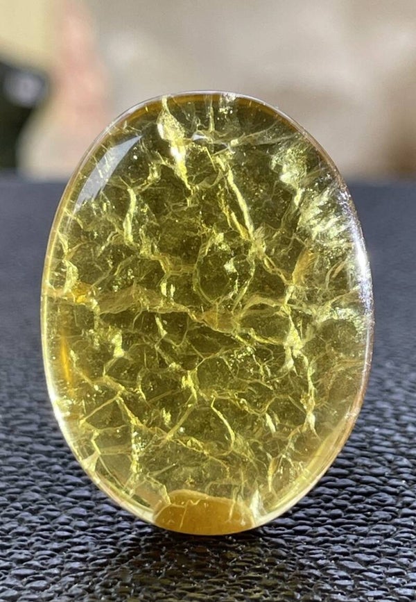 Honing Calciet knuffelsteen plat