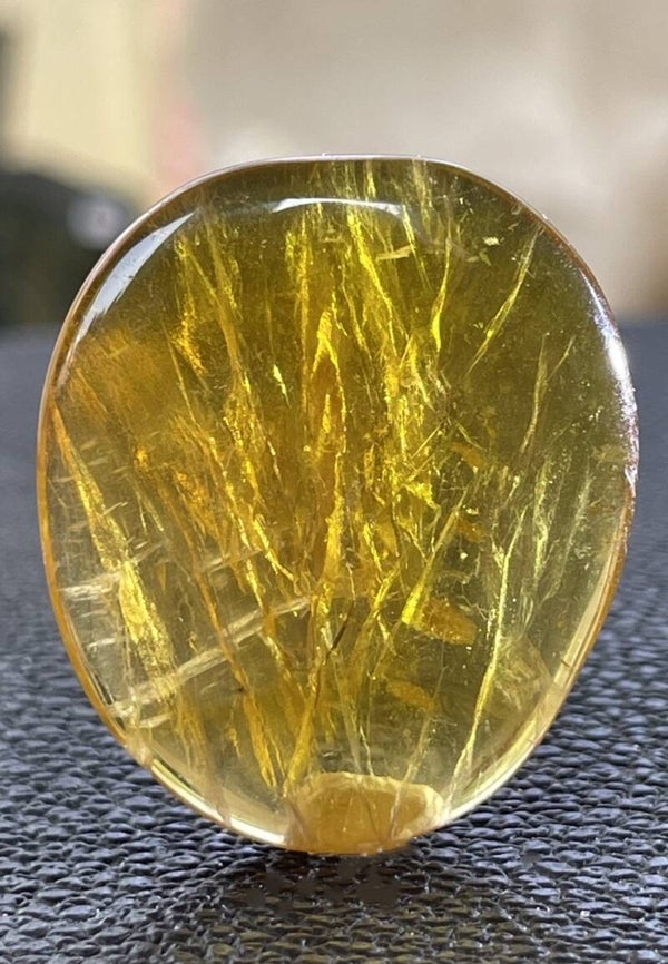 Honing Calciet knuffelsteen plat