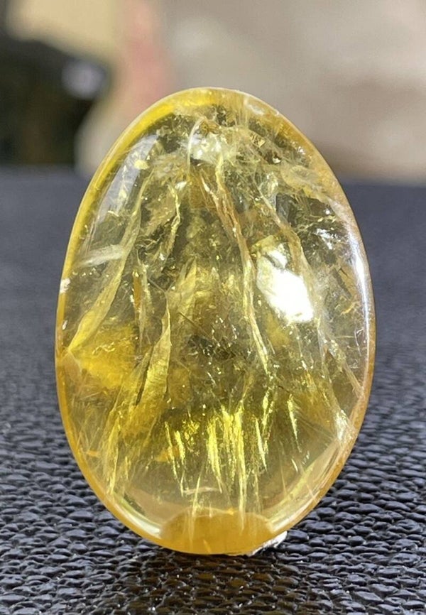 Honing Calciet knuffelsteen plat