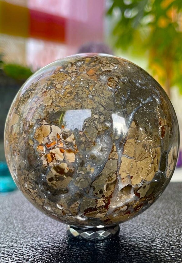 Ibis Jaspis bol, groot 8cm