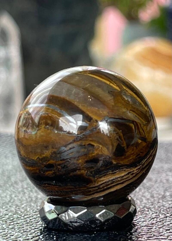 Tijgerijzer bol, klein 3,2cm