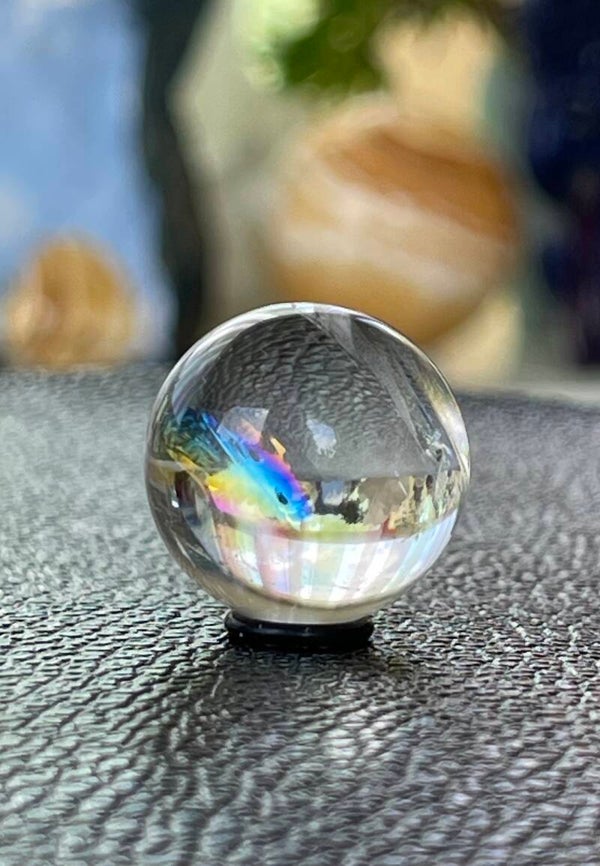 Bergkristal bol uit Brazilië, klein 2,1cm