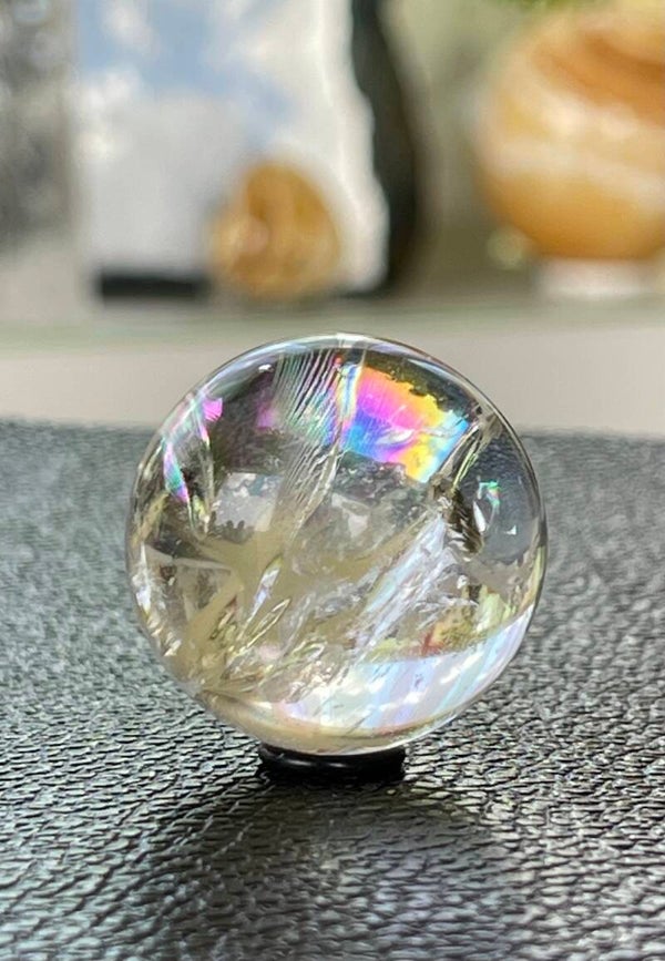 Bergkristal bol uit Brazilië, klein 2,8cm