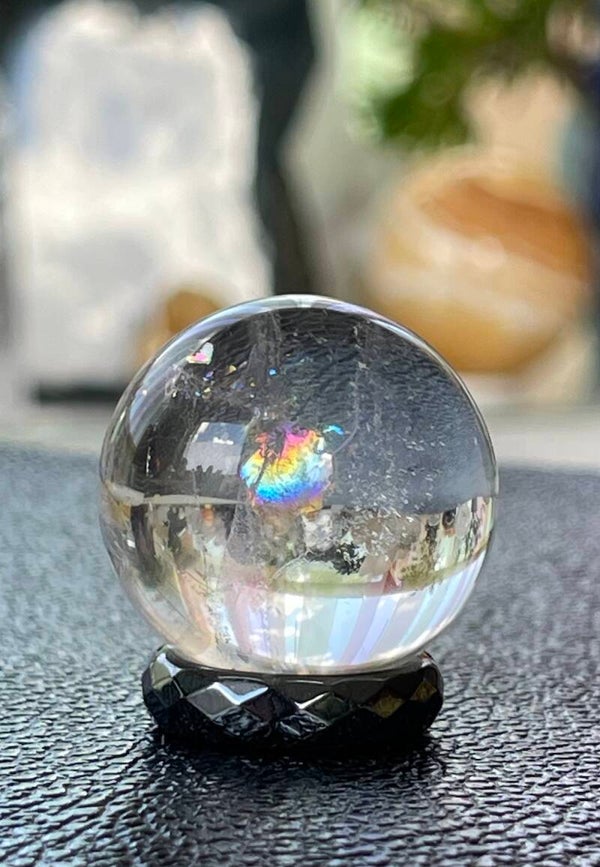 Bergkristal bol uit Brazilië, klein 2,9cm