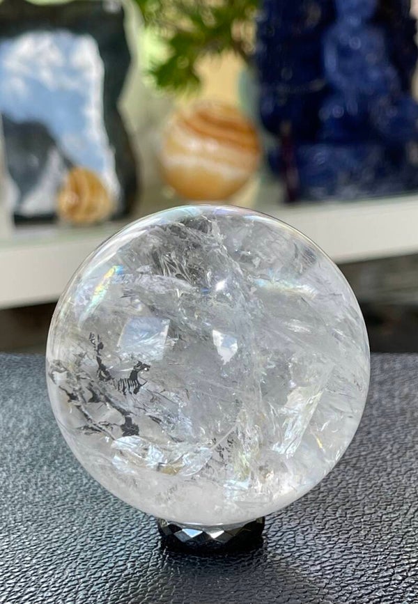 Bergkristal bol uit Brazilië, medium 5,7cm