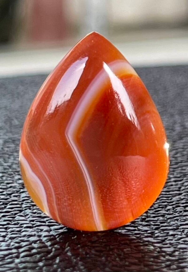 Botswana Agaat edelsteen cabochon druppel, medium