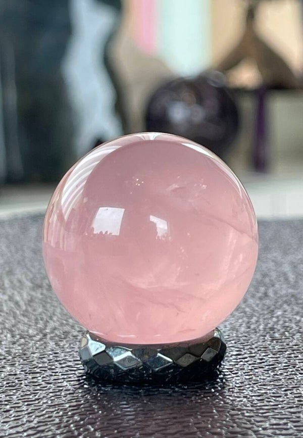Rozenkwarts bol, klein 3cm