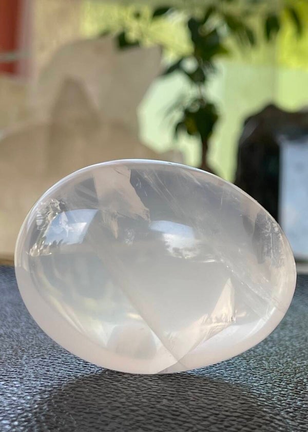 Rozenkwarts handsteen, medium