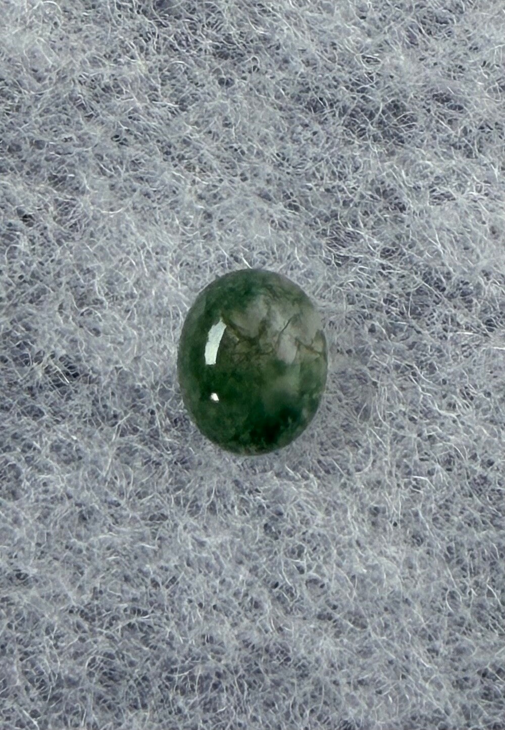 Mosagaat edelsteen cabochon ovaal, klein