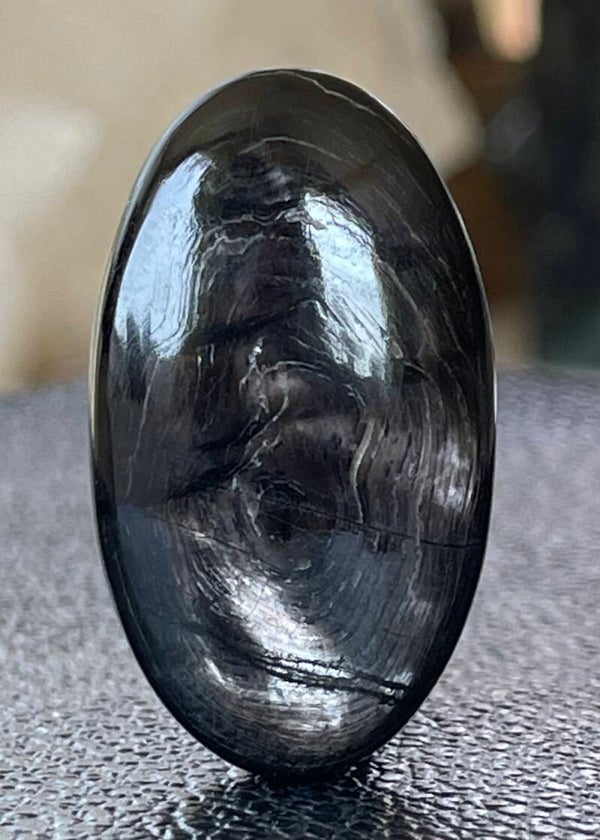 Hyperhniet edelsteen cabochon ovaal, medium