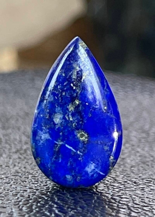 Lapis Lazuli edelsteen cabochon druppel, medium