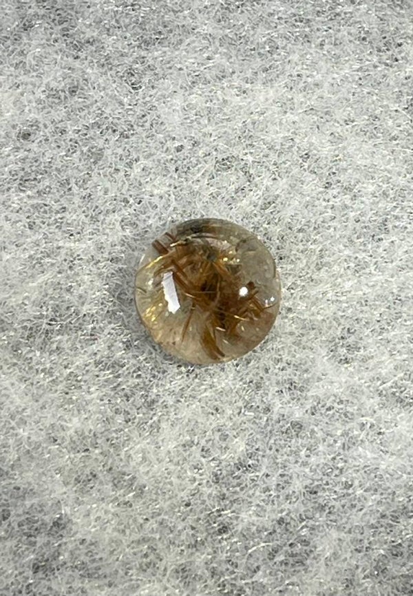 Cacoxeniet edelsteen cabochon rond, klein