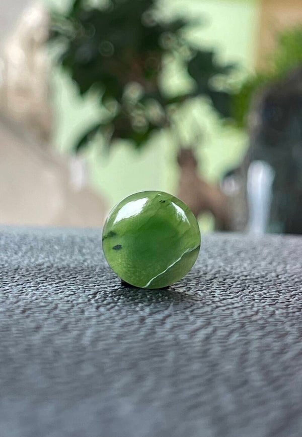 Nefriet Jade edelsteen cabochon rond, klein