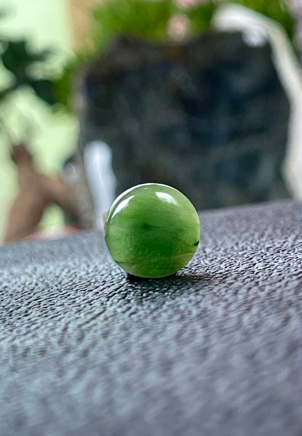 Nefriet Jade edelsteen cabochon rond, klein
