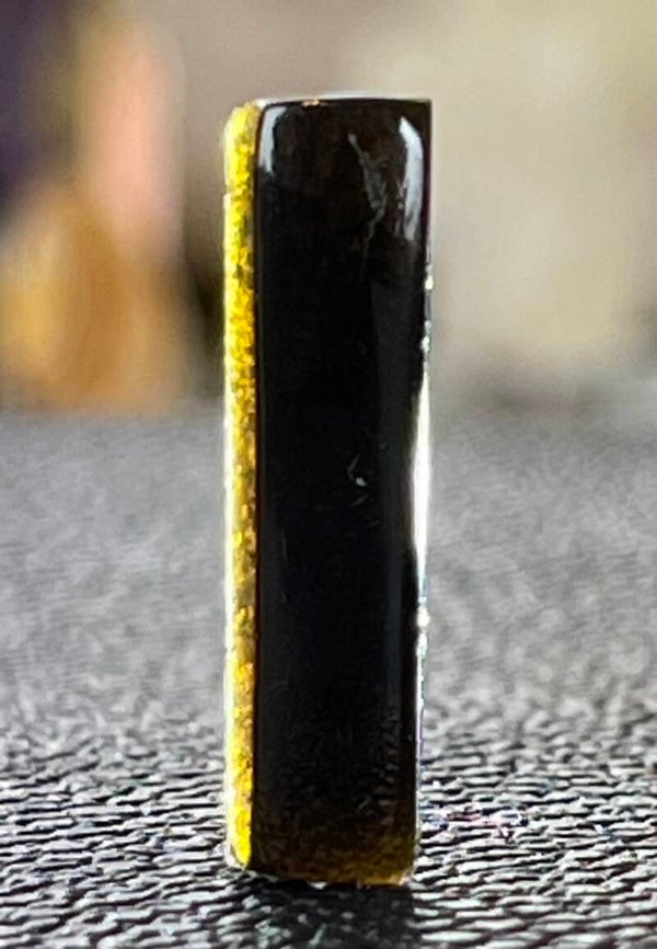 Tektiet edelsteen cabochon rechthoek, klein