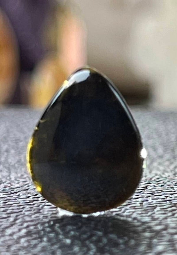 Tektiet edelsteen cabochon druppel, klein