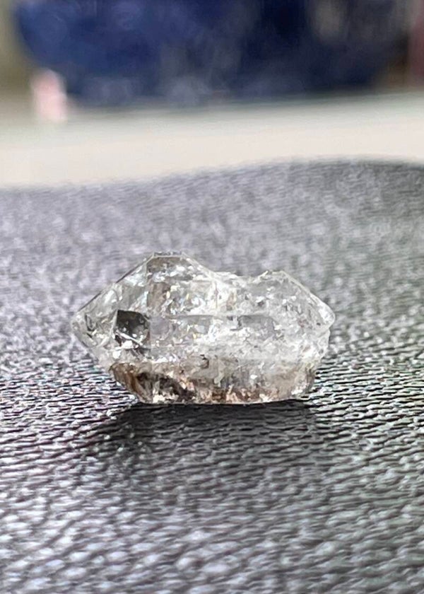 Herkimer Diamant dubbeleinder punt ruw, klein