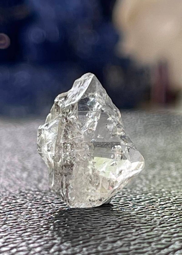 Herkimer Diamant dubbeleinder punt ruw, klein