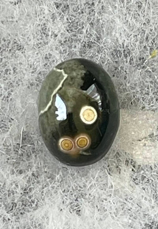 Oceaan Jaspis edelsteen cabochon ovaal, klein