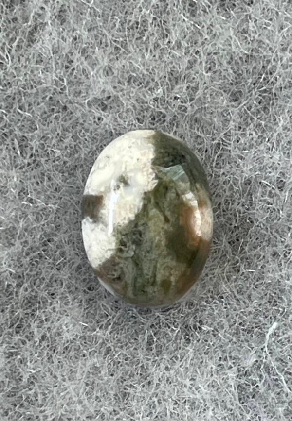 Oceaan Jaspis edelsteen cabochon ovaal, klein