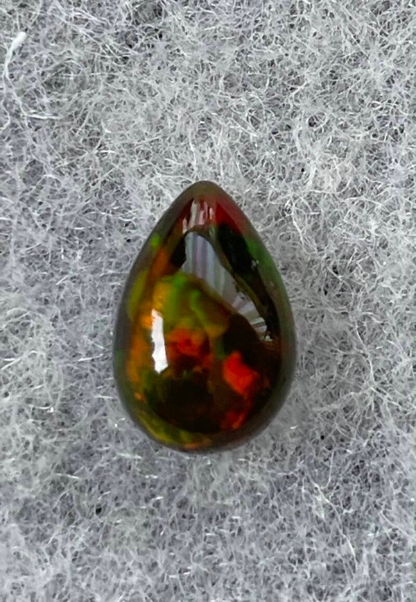 Opaal edelsteen cabochon druppel, klein