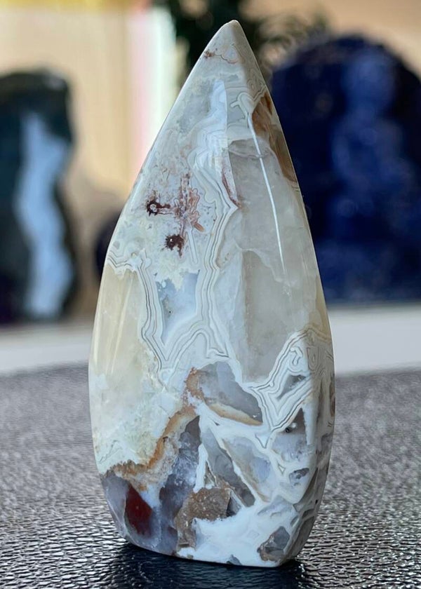 Oceaan Jaspis free form staand, medium