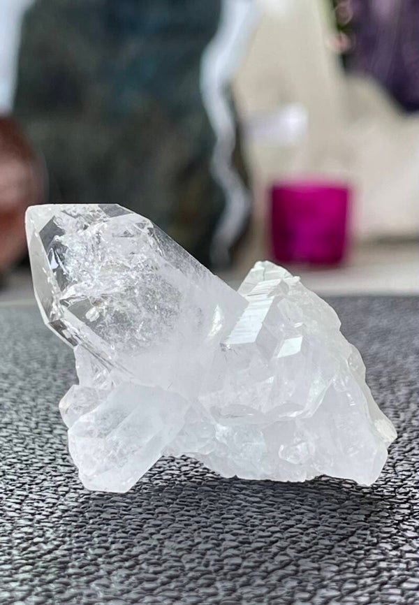 Bergkristal cluster punt, klein