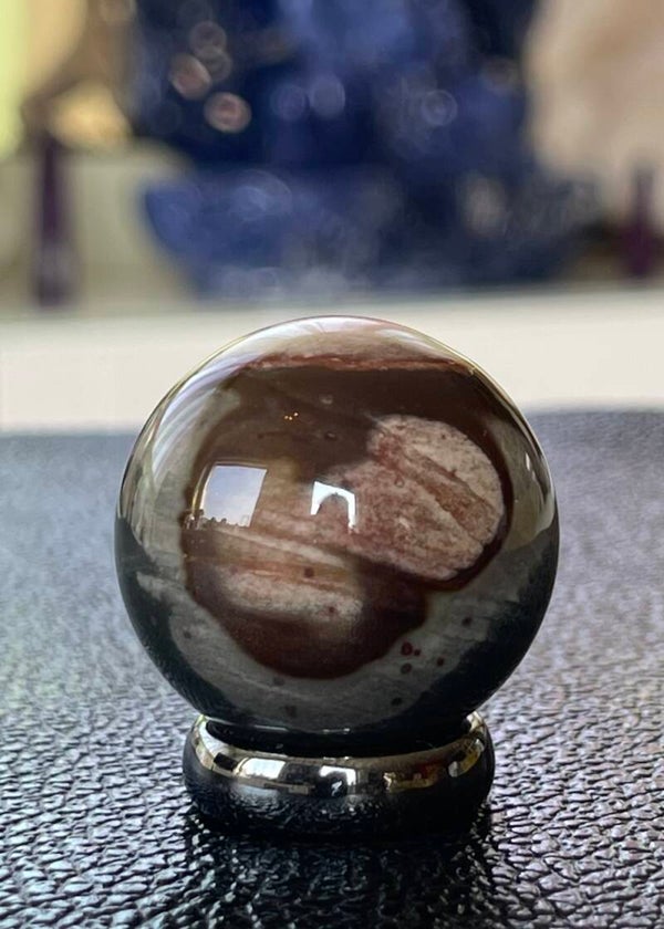 Polychroom Jaspis bol, klein 2,9cm