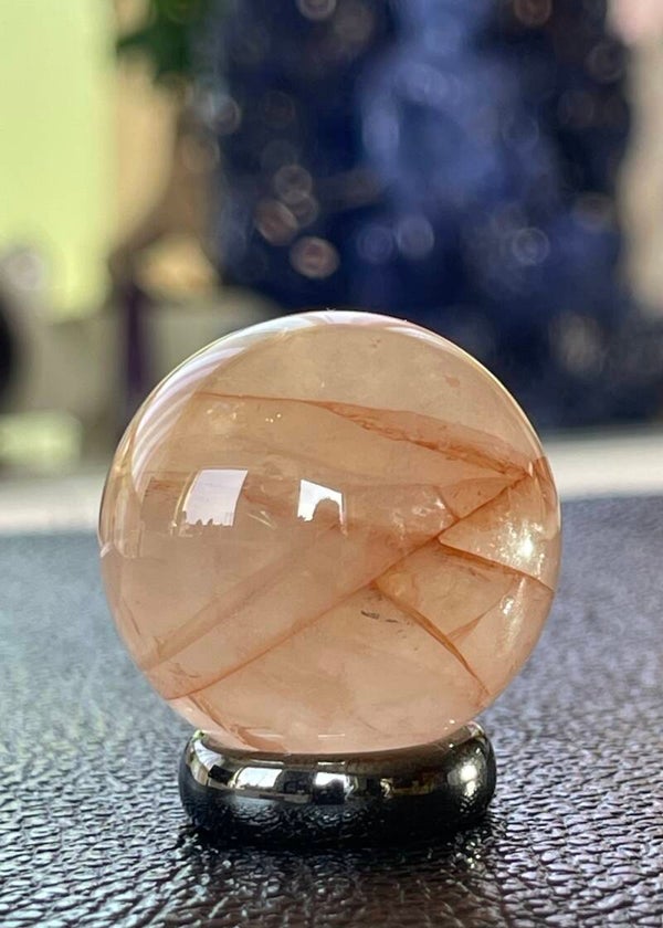 Maria Magdalena Lemurian Kwarts bol, klein 3cm