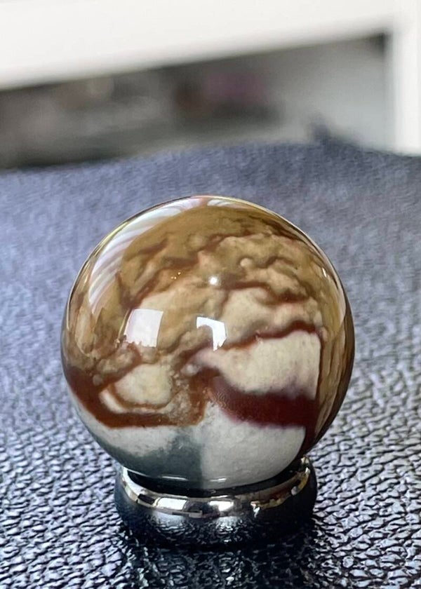 Polychroom Jaspis bol, klein 3cm