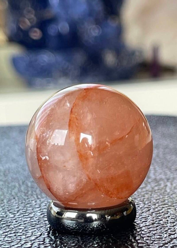 Maria Magdalena Lemurian Kwarts bol, klein 3cm