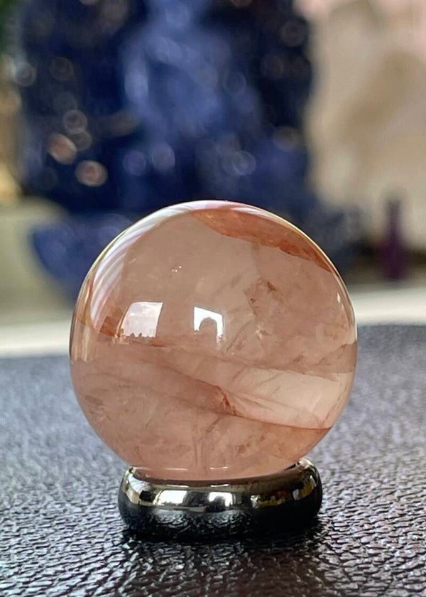 Maria Magdalena Lemurian Kwarts bol, klein 2,9cm