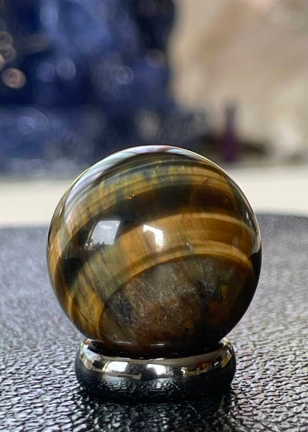 Tijgeroog bol, klein 2,8cm