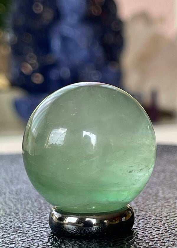 Groene Fluoriet bol, klein 3,2cm