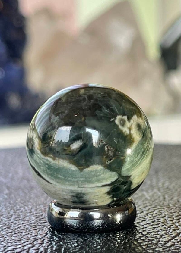 Oceaan Jaspis bol, klein 3cm
