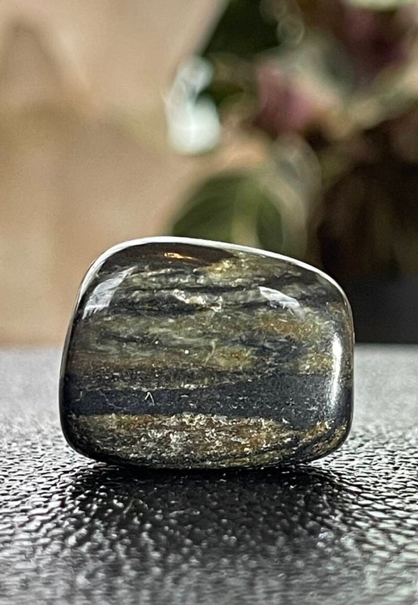 Isua stone uit Groenland trommelsteen