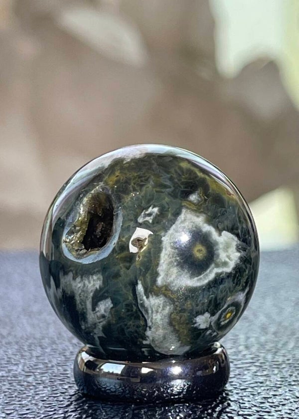 Oceaan Jaspis bol, klein 2,9cm