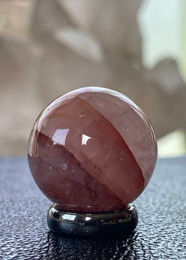 Maria Magdalena Lemurian Kwarts bol, klein 3cm