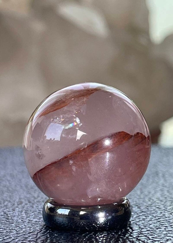 Maria Magdalena Lemurian Kwarts bol, klein 3cm