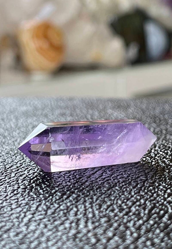 Amethist dubbeleinder punt, klein